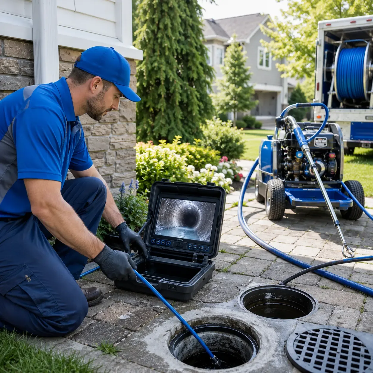 Outdoor drain cleaning professionals serving West Winfield, NY